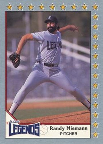 #127 Randy Niemann - St. Lucie Legends - 1990 Pacific Senior League Baseball