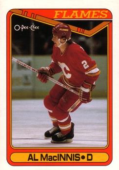 #127 Al MacInnis - Calgary Flames - 1990-91 O-Pee-Chee Hockey
