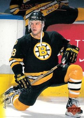 #127 Jon Rohloff - Boston Bruins - 1995-96 Upper Deck Hockey