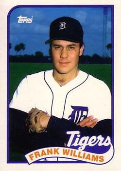 #128T Frank Williams - Detroit Tigers - 1989 Topps Traded Baseball