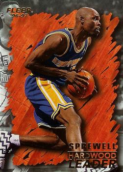 #128 Latrell Sprewell - Golden State Warriors - 1996-97 Fleer Basketball