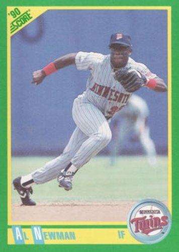 #128 Al Newman - Minnesota Twins - 1990 Score Baseball
