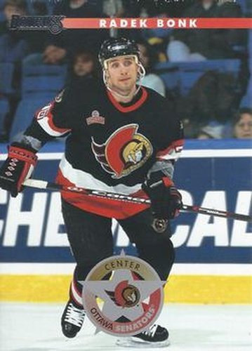 #128 Radek Bonk - Ottawa Senators - 1996-97 Donruss Hockey