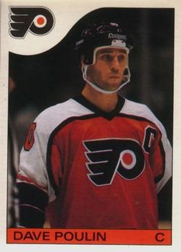 #128 Dave Poulin - Philadelphia Flyers - 1985-86 O-Pee-Chee Hockey