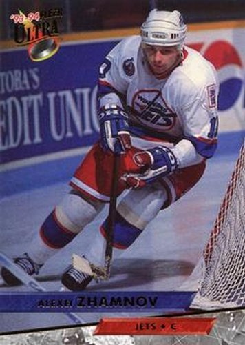#128 Alexei Zhamnov - Winnipeg Jets - 1993-94 Ultra Hockey