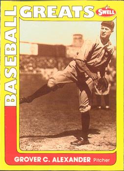 #128 Grover Cleveland Alexander - Philadelphia Phillies - 1991 Swell Baseball Greats
