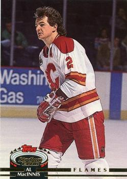 #128 Al MacInnis - Calgary Flames - 1992-93 Stadium Club Hockey