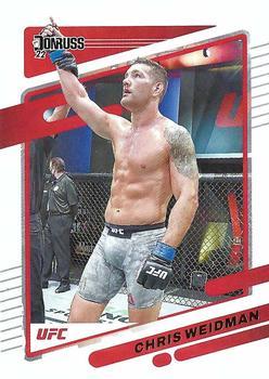 #128 Chris Weidman - 2022 Donruss UFC MMA