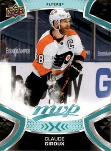 #128 Claude Giroux - Philadelphia Flyers - 2021-22 Upper Deck MVP Hockey