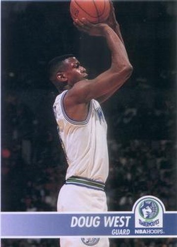 #128 Doug West - Minnesota Timberwolves - 1994-95 Hoops Basketball