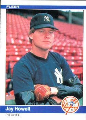 #128 Jay Howell - New York Yankees - 1984 Fleer Baseball