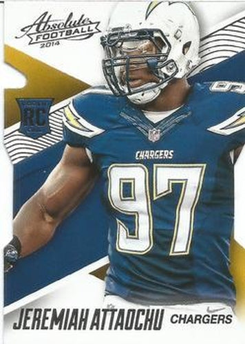 #128 Jeremiah Attaochu - San Diego Chargers - 2014 Panini Absolute - Retail Football