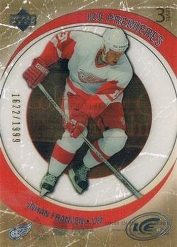 #128 Johan Franzen - Detroit Red Wings - 2005-06 Upper Deck Ice Hockey