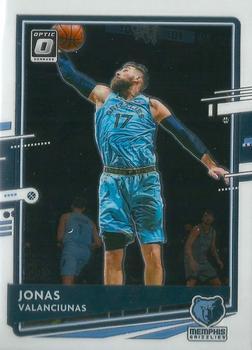 #128 Jonas Valanciunas - Memphis Grizzlies - 2020-21 Donruss Optic Basketball