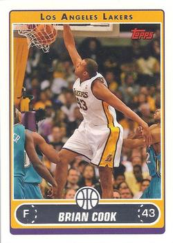 #128 Brian Cook - Los Angeles Lakers - 2006-07 Topps Basketball