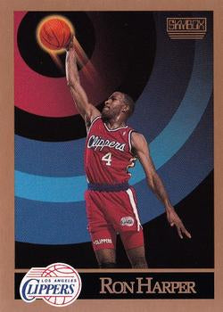 #128 Ron Harper - Los Angeles Clippers - 1990-91 SkyBox Basketball