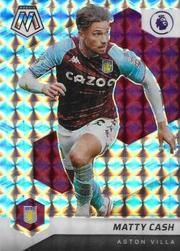 #128 Matty Cash - Aston Villa - 2021-22 Panini Mosaic Premier League - Mosaic Soccer