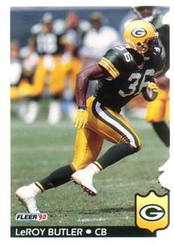 #128 LeRoy Butler - Green Bay Packers - 1992 Fleer Football