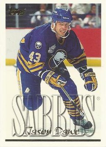 #128 Jason Dawe - Buffalo Sabres - 1995-96 Topps Hockey