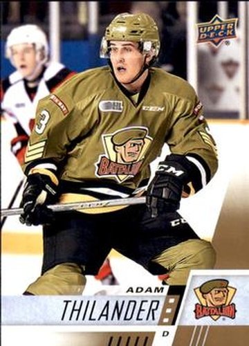 #128 Adam Thilander - North Bay Battalion - 2017-18 Upper Deck CHL Hockey