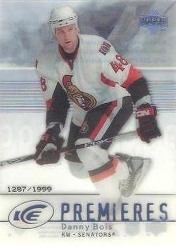 #128 Danny Bois - Ottawa Senators - 2007-08 Upper Deck Ice Hockey