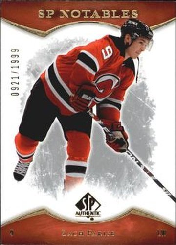 #128 Zach Parise - New Jersey Devils - 2007-08 SP Authentic Hockey