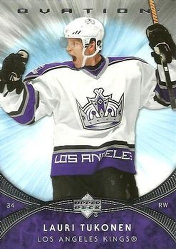 #128 Lauri Tukonen - Lauri Tukonen - 2007-08 Upper Deck Ovation Hockey