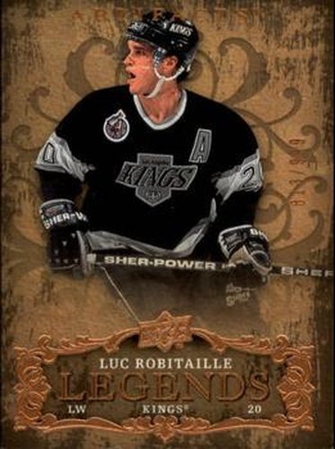 #128 Luc Robitaille - Los Angeles Kings - 2008-09 Upper Deck Artifacts Hockey