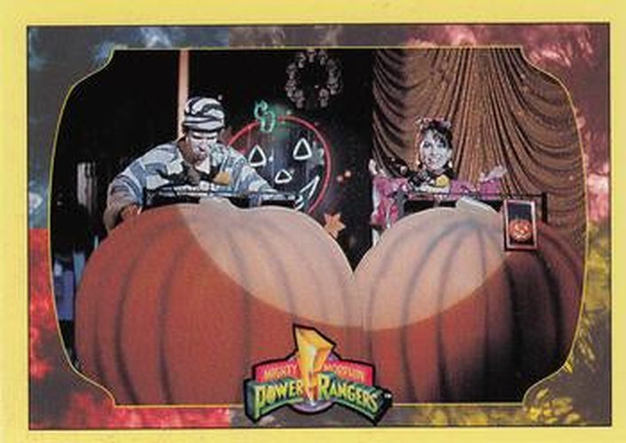 #128 Game Show - 1994 Collect-A-Card Power Rangers