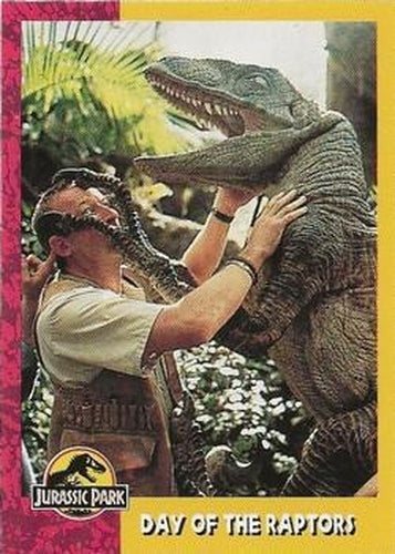 #129 Day of the Raptors - 1993 Topps Jurassic Park