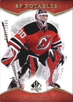 #129 Martin Brodeur - New Jersey Devils - 2007-08 SP Authentic Hockey