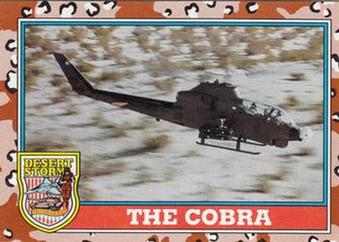 #129 The Cobra - 1991 Topps Desert Storm