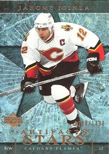 #129 Jarome Iginla - Calgary Flames - 2007-08 Upper Deck Artifacts Hockey