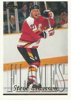 #129 Steve Chiasson - Calgary Flames - 1995-96 Topps Hockey