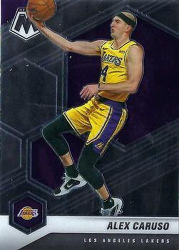 #129 Alex Caruso - Los Angeles Lakers - 2020-21 Panini Mosaic Basketball