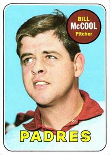 #129 Bill McCool - San Diego Padres - 1969 Topps Baseball