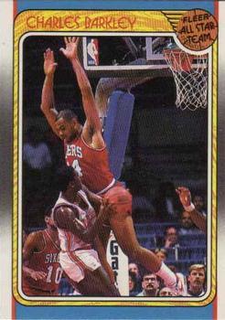 #129 Charles Barkley - Philadelphia 76ers - 1988-89 Fleer Basketball