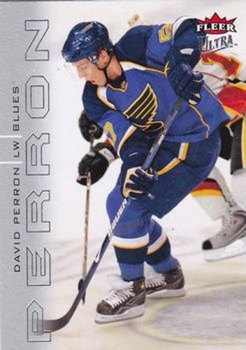 #129 David Perron - St. Louis Blues - 2009-10 Ultra Hockey