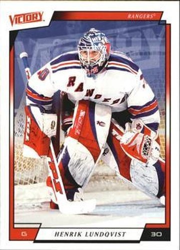 #129 Henrik Lundqvist - New York Rangers - 2006-07 Upper Deck Victory Hockey