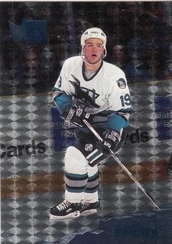 #129 Jeff Friesen - San Jose Sharks - 1995-96 Metal Hockey