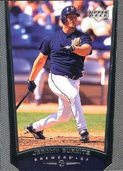 #129 Jeromy Burnitz - Milwaukee Brewers - 1999 Upper Deck Baseball