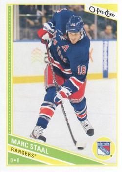 #129 Marc Staal - New York Rangers - 2013-14 O-Pee-Chee Hockey