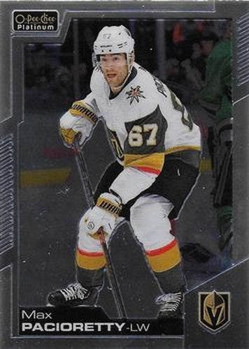 #129 Max Pacioretty - Vegas Golden Knights - 2020-21 O-Pee-Chee Platinum Hockey