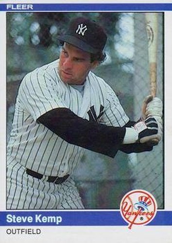 #129 Steve Kemp - New York Yankees - 1984 Fleer Baseball