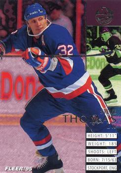 #129 Steve Thomas - New York Islanders - 1994-95 Fleer Hockey