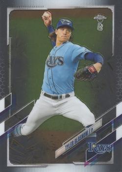 #129 Tyler Glasnow - Tampa Bay Rays - 2021 Topps Chrome Ben Baller Edition Baseball