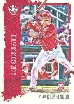#129 Tyler Stephenson - Cincinnati Reds - 2021 Panini Diamond Kings Baseball