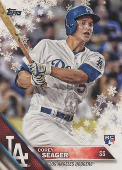 #HMW129 Corey Seager - Los Angeles Dodgers - 2016 Topps Holiday Baseball