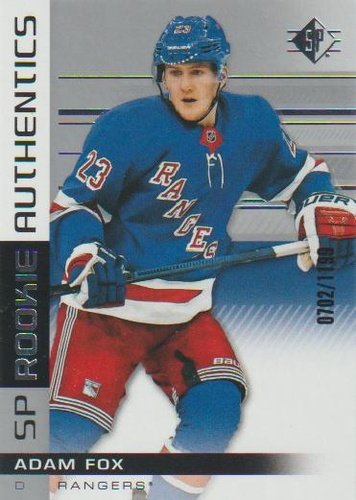 #129 Adam Fox - New York Rangers - 2019-20 SP Hockey