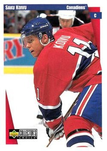 #129 Saku Koivu - Montreal Canadiens - 1997-98 Collector's Choice Hockey
